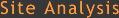 Site Analysis